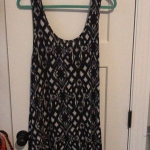 Aztec long tunic tank